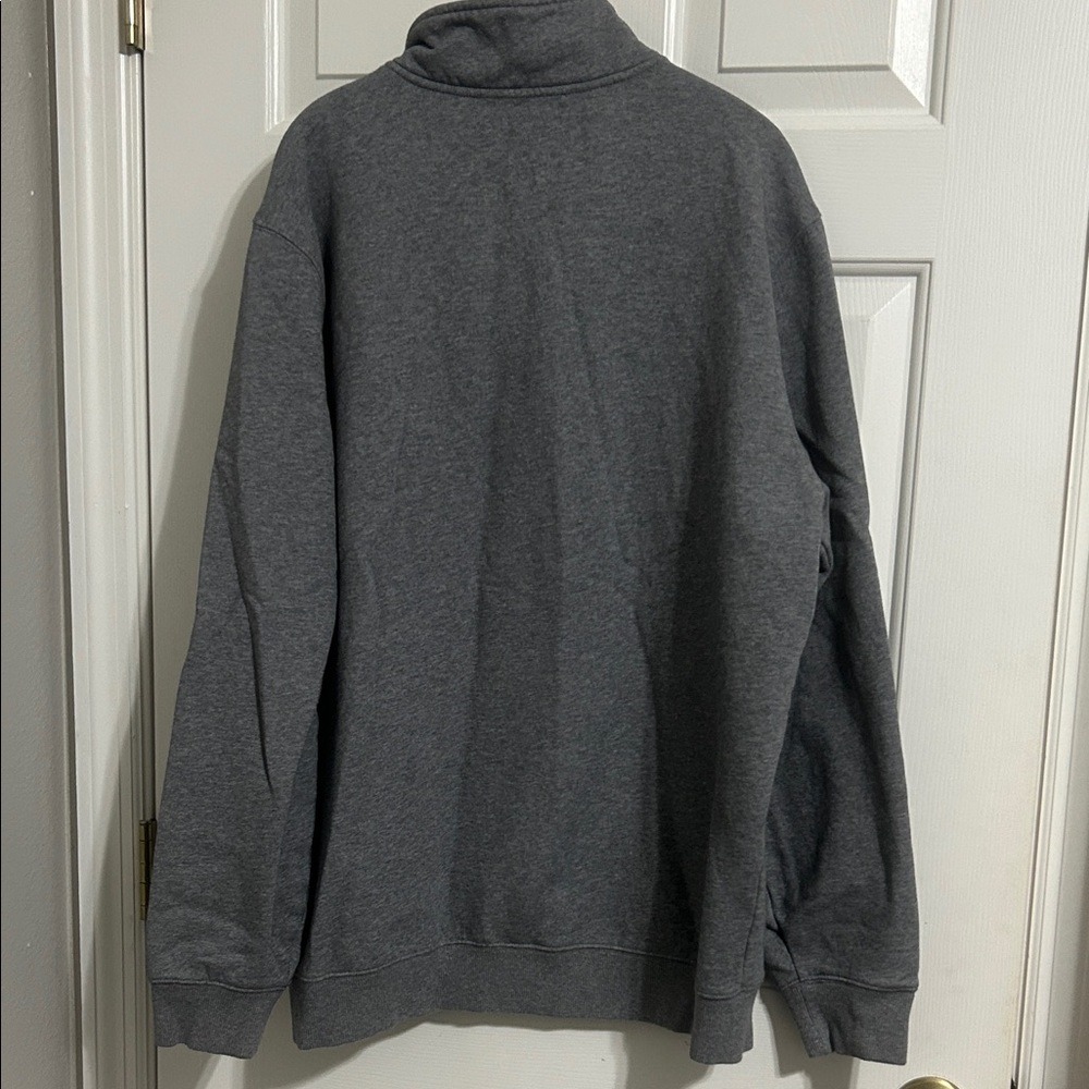 Sport-Tek Base Culture Dark Gray 1/4 Zip-Up Sweatshirt - Picture 4 of 4